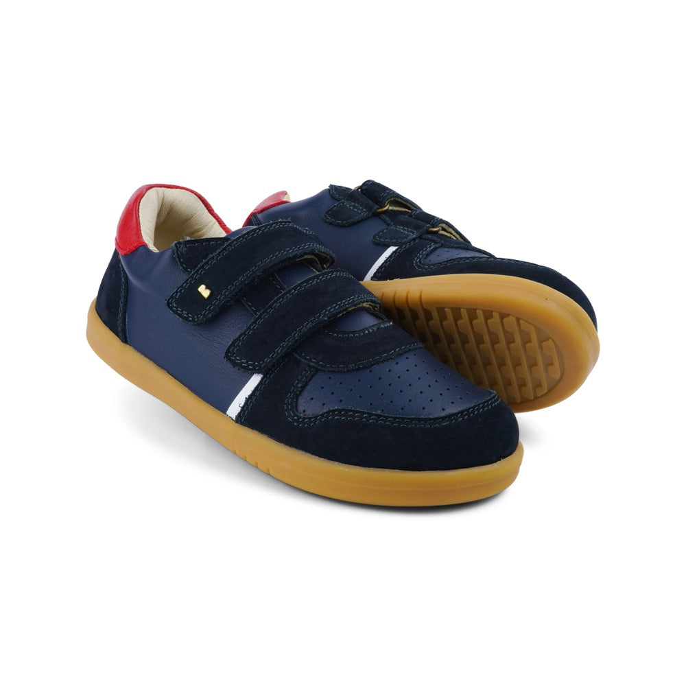 Bobux KP Riley Navy + Red Trainers