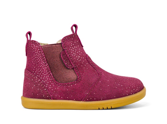 Bobux I Walk Jodhpur Boysenberry Starburst Boots