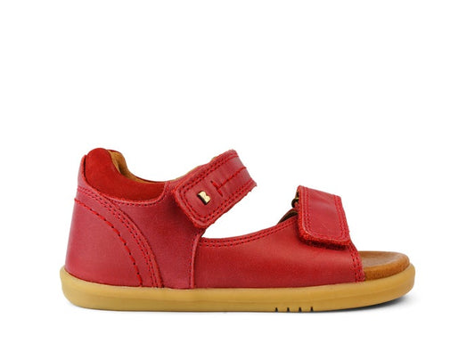 Bobux I Walk Driftwood Red Sandals