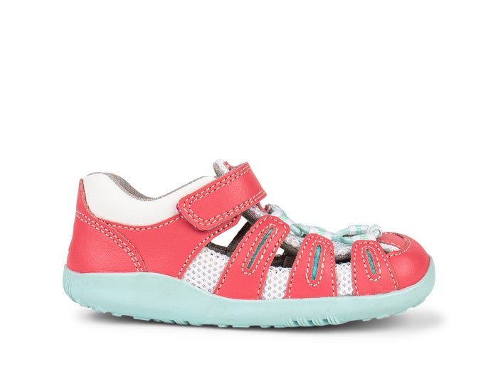 Bobux I Walk Summit Guava + Mist Sandals