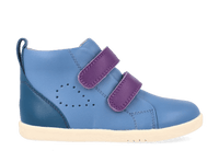 Bobux I Walk Grass Court High Elemental Blue + Purple
