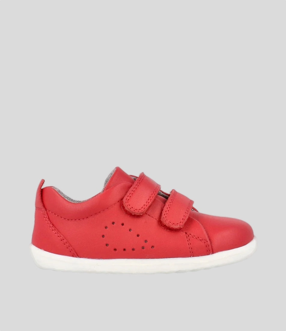 Bobux Step Up Grass Court Red Trainers