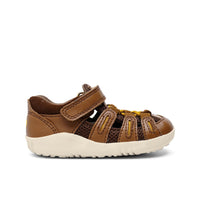 Bobux Step Up Caramel + Toffee Summit Sandals