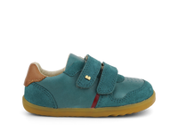 Bobux Step Up Riley Slate + Caramel Trainers