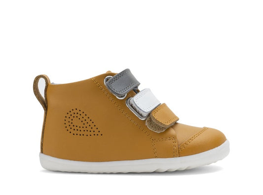 Bobux Step Up Hi Court Switch Butterscotch Trainers