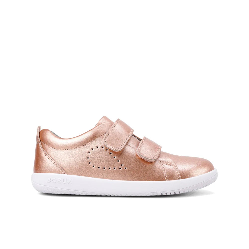 Bobux KP Grass Court Rose Gold Trainers