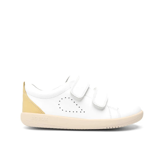 Bobux KP Grass Court White + Sand Trainers