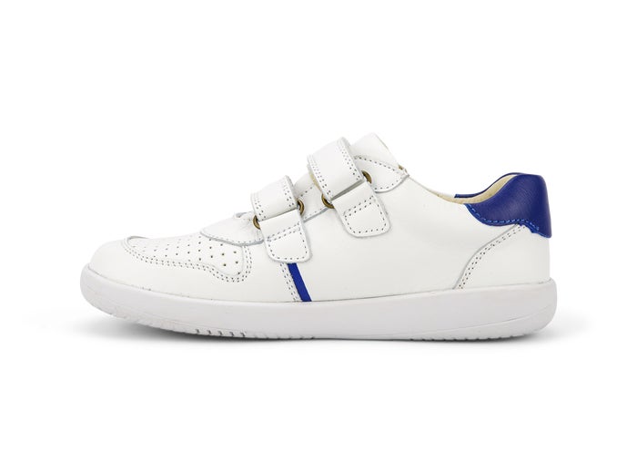 Bobux KP Riley White + Blueberry Trainers