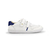 Bobux KP Riley White + Navy Trainers