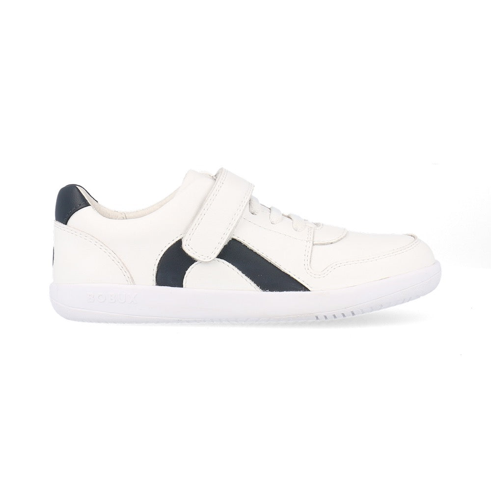 Bobux KP Comet White + Navy Trainers