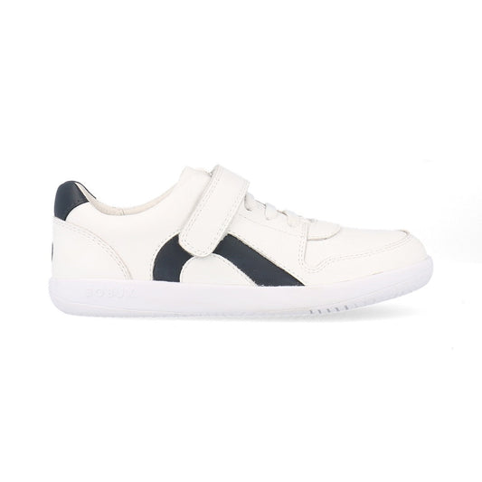 Bobux KP Comet White + Navy Trainers