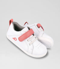 Bobux I Walk Champ Optical White-Ocean Coral Trainers