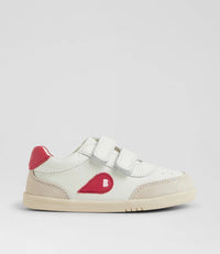 Bobux I Walk Champ Chalk- Radiant Red Trainers