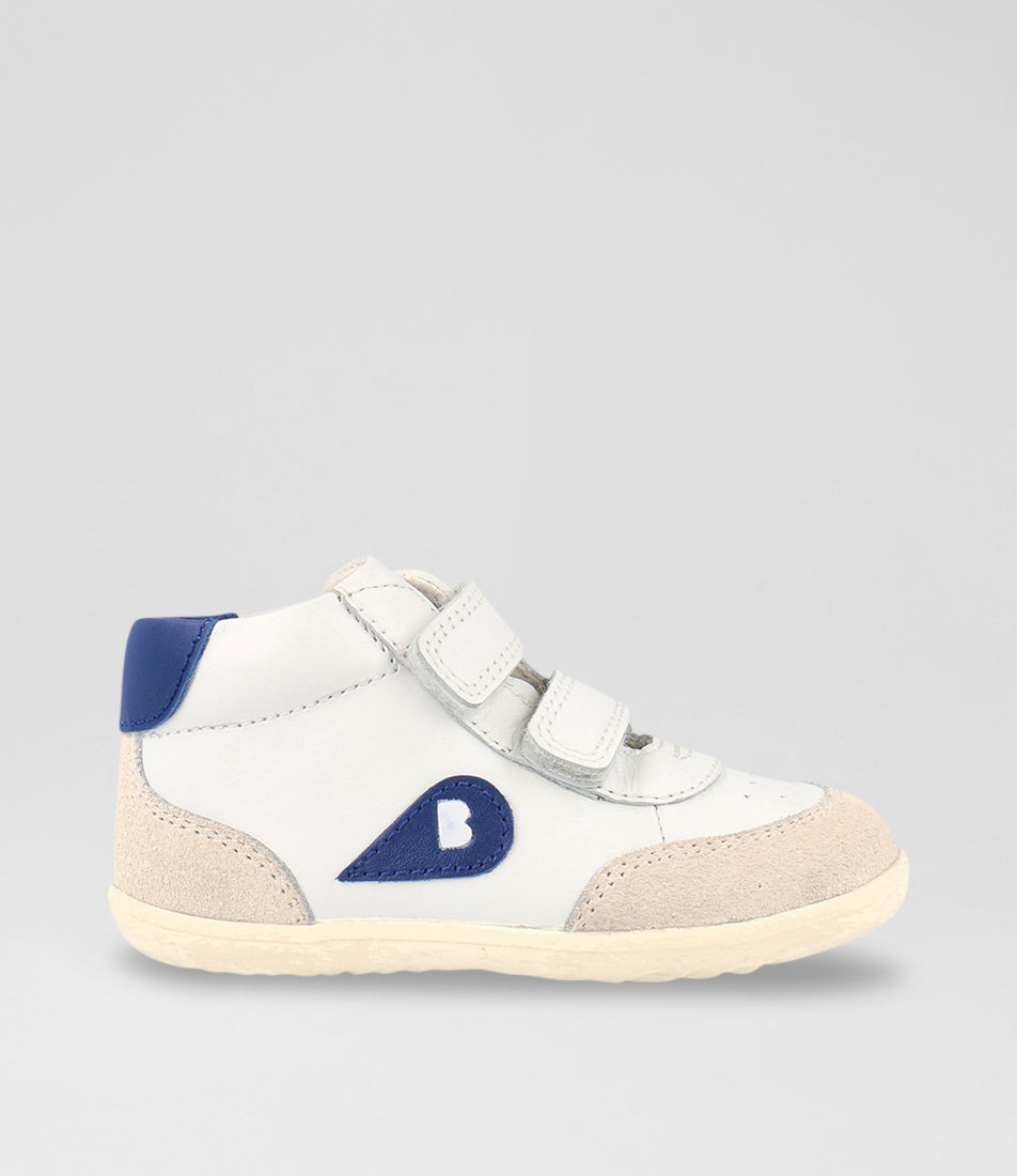 Bobux Step Up Champ High Chalk Gentian Blue Trainers