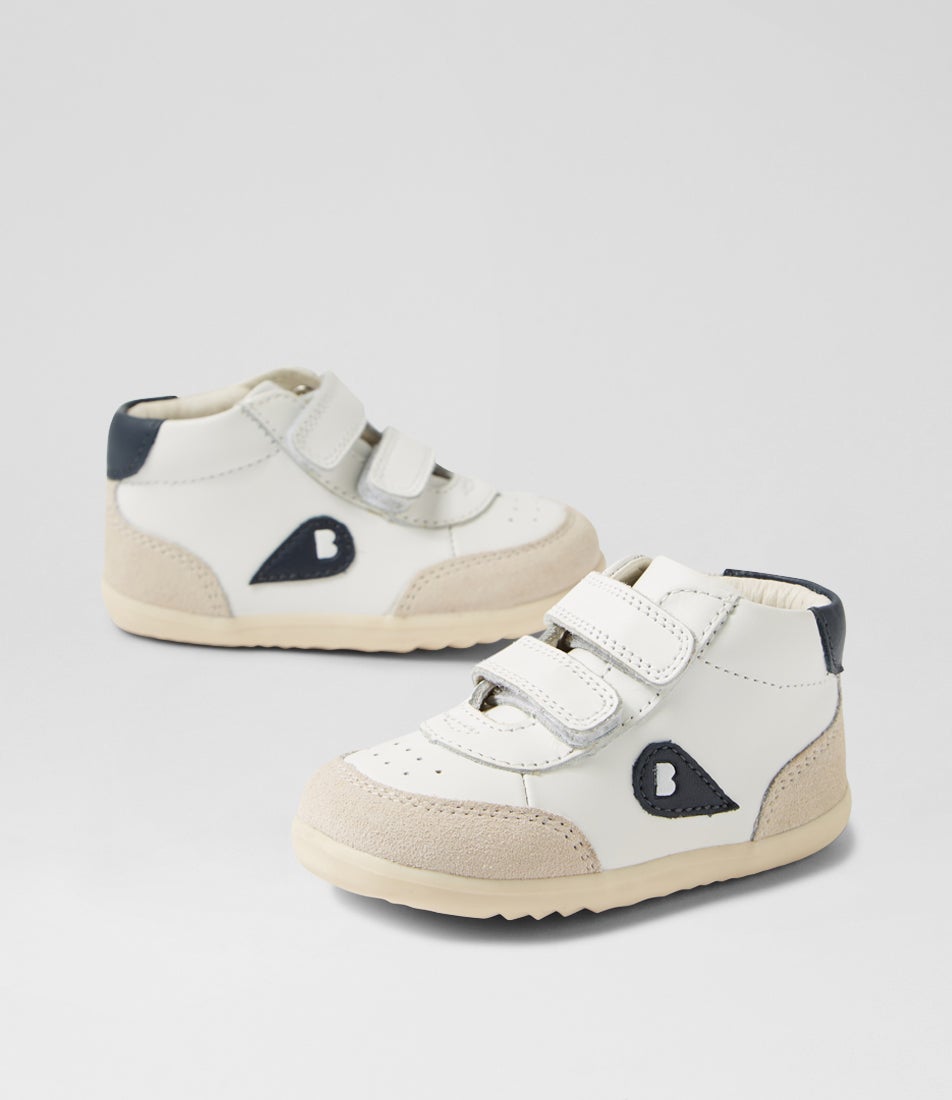 Bobux Step Up Champ High Chalk Gentian Blue Trainers
