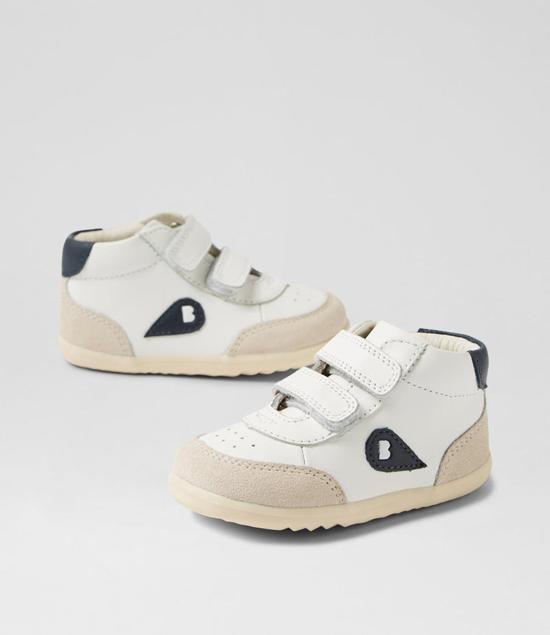 Bobux Step Up Champ High Chalk Gentian Blue Trainers
