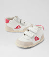 Bobux Step Up Champ High Chalk Radiant Red Trainers
