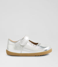 Bobux I Walk Lola Silver Mary Janes