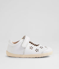 Bobux Step up White Heather Mary Janes