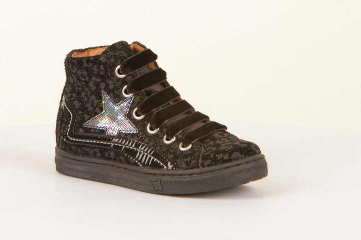Froddo Black Hi-Top Trainers
