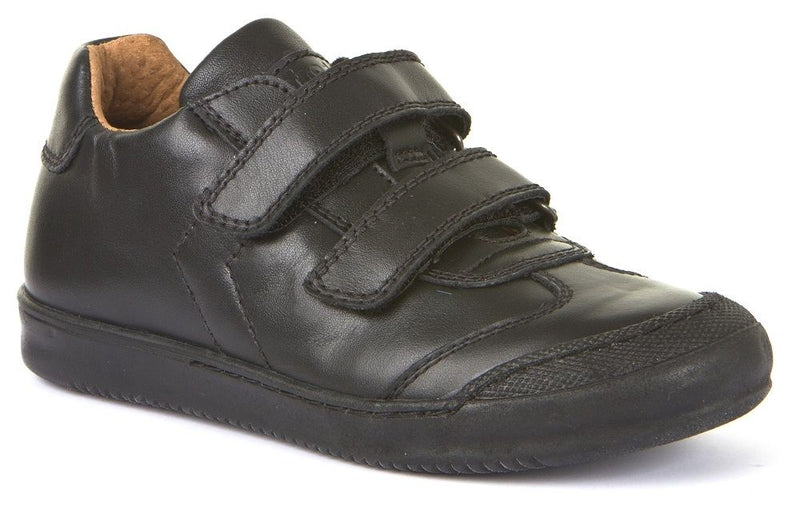 Froddo Black Leather Boys Velcro Shoes