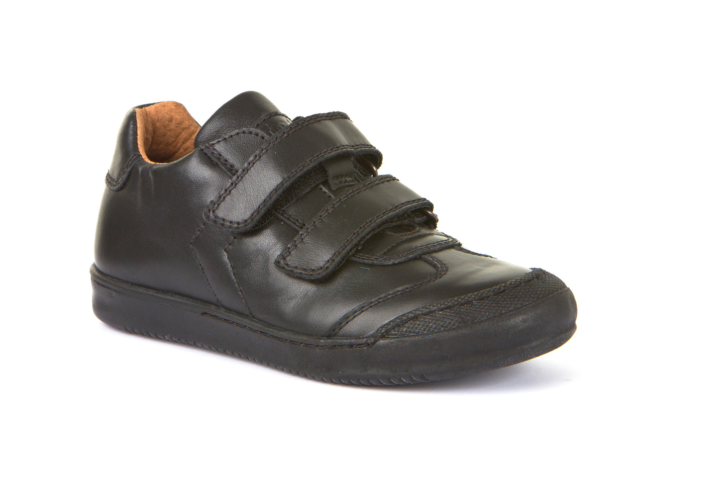 Froddo Black Leather Boys Velcro Shoes