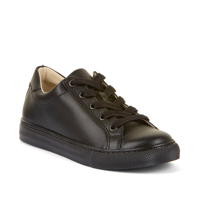 Froddo Morgan Black Leather Laced Style School Shoes