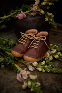 Petit Nord Copenhagen Amber Suede Mini Lace Boots