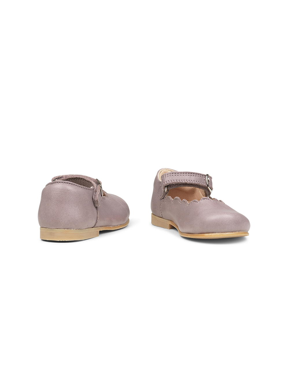 Petit Nord Copenhagen Lavender Scallop Mary Janes