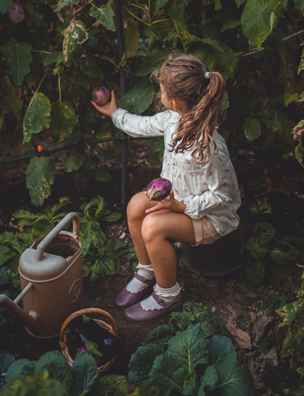 Petit Nord Copenhagen Lavender Scallop Mary Janes