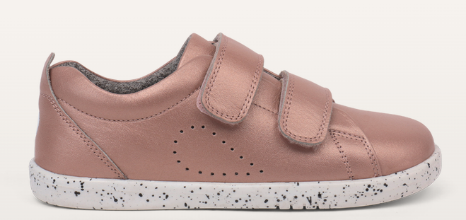 Bobux KP Rose Gold Grass Court Trainers