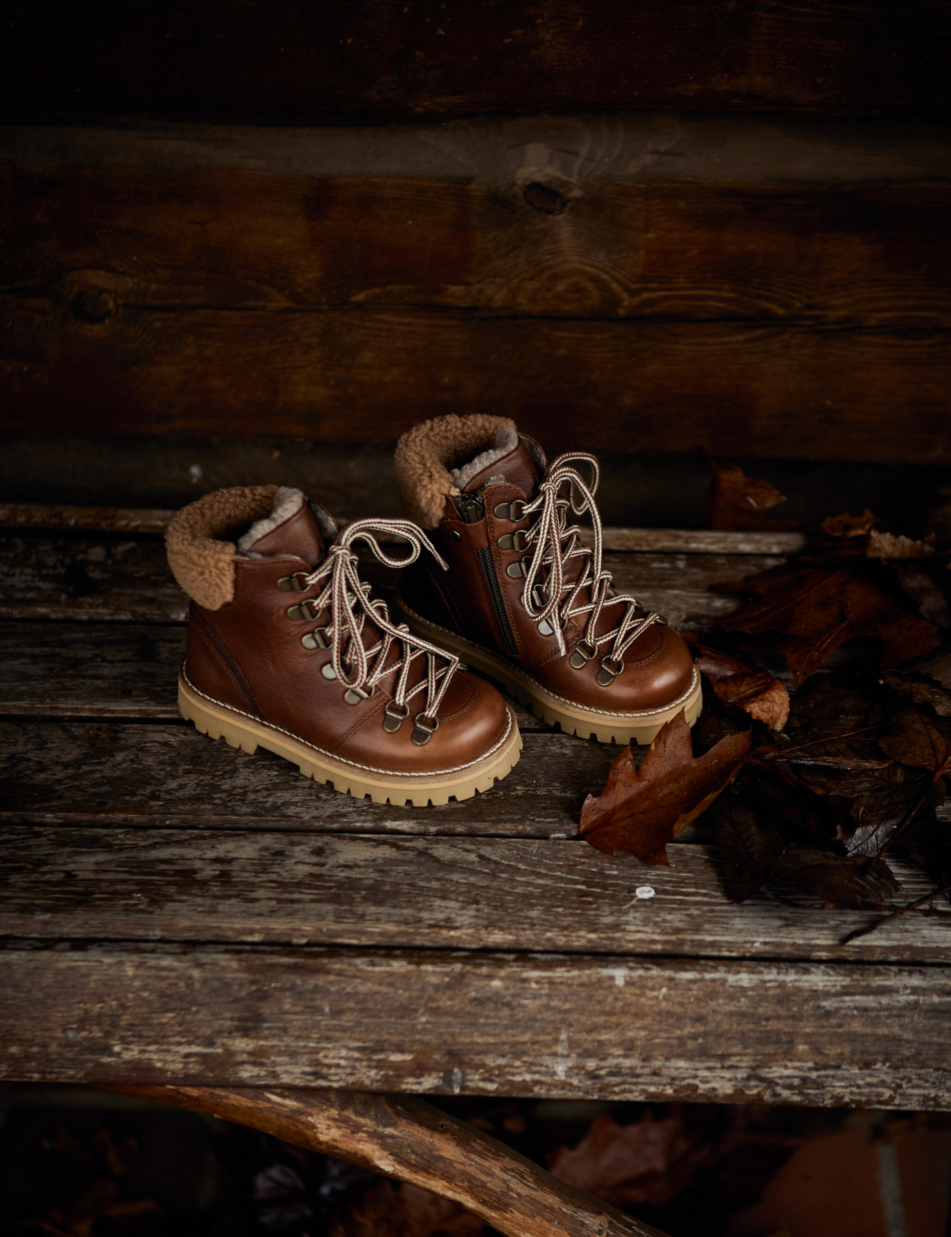 Petit Nord Copenhagen Hazelnut Shearling Winter Boots