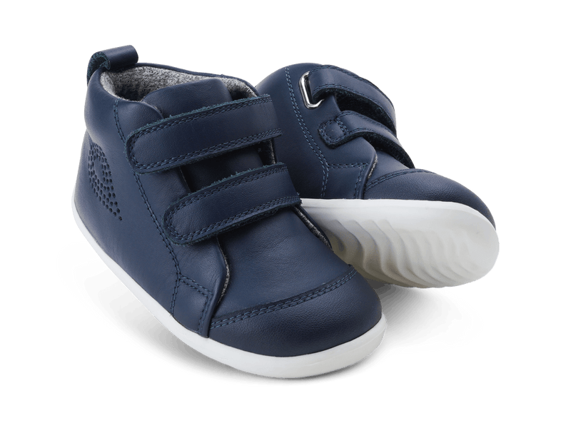 Bobux Step Up Hi Court Navy Trainers