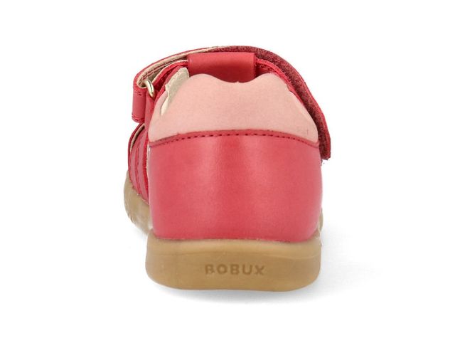 Bobux I Walk Cross Jump Mineral Red + Rose Sandals