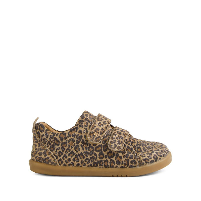 Bobux I Walk Ace Leopard Shimer Trainers