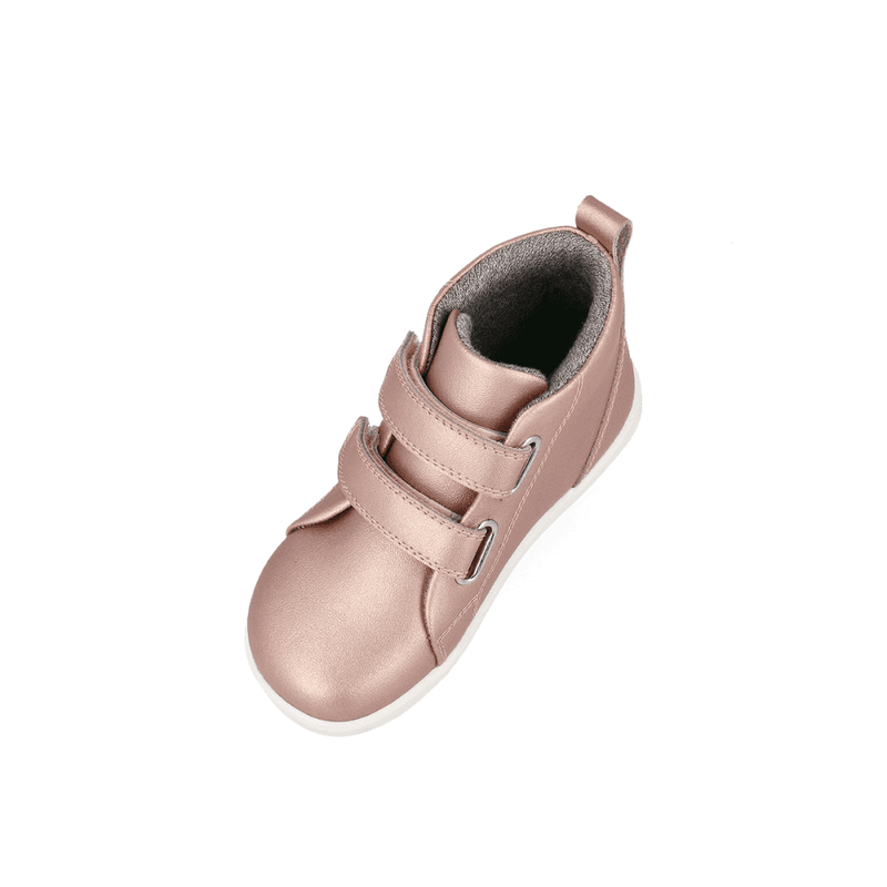 Bobux I Walk Grass Court High Rose Gold