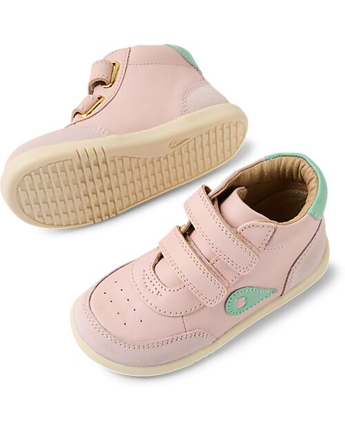 Bobux I-Walk Champ Ballet Pink Hi Top Trainers