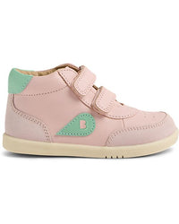 Bobux I-Walk Champ Ballet Pink Hi Top Trainers