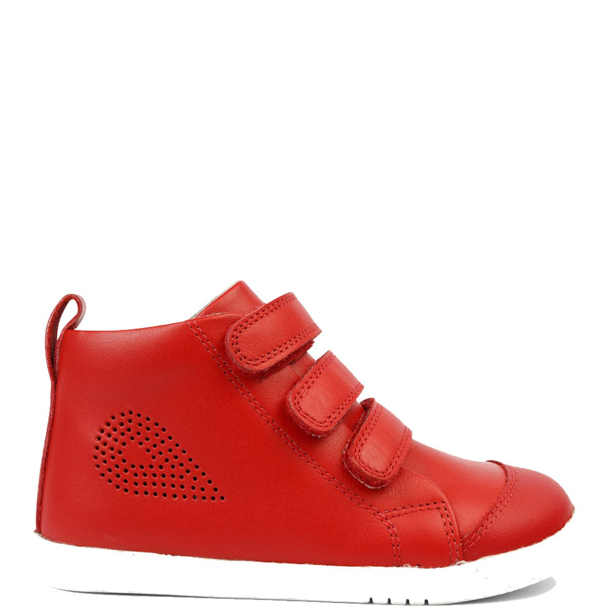 Bobux I Walk Hi Court Red Trainers