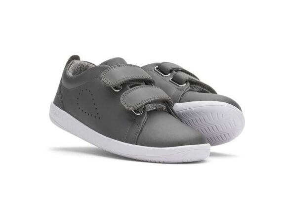 Bobux KP Grass Court Switch Smoke (Silver+Black) Trainers