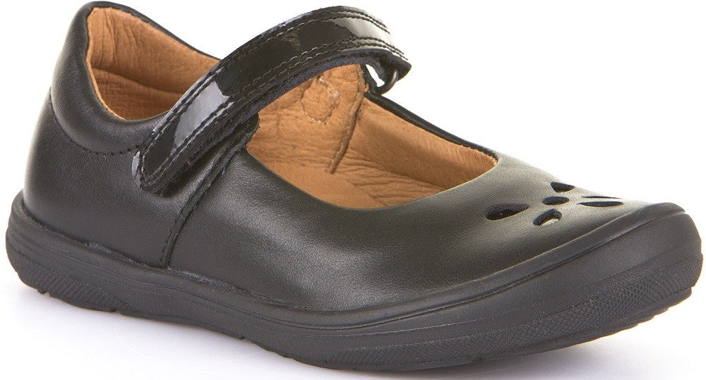 Froddo Black Leather Mary Janes