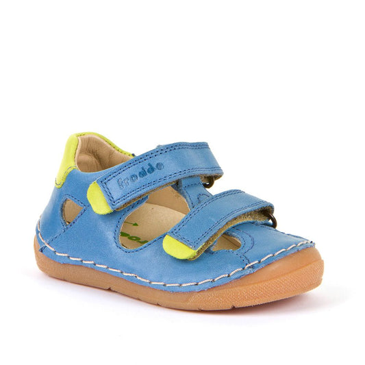 Froddo Leather Closed Toe Sandal In Jeans
