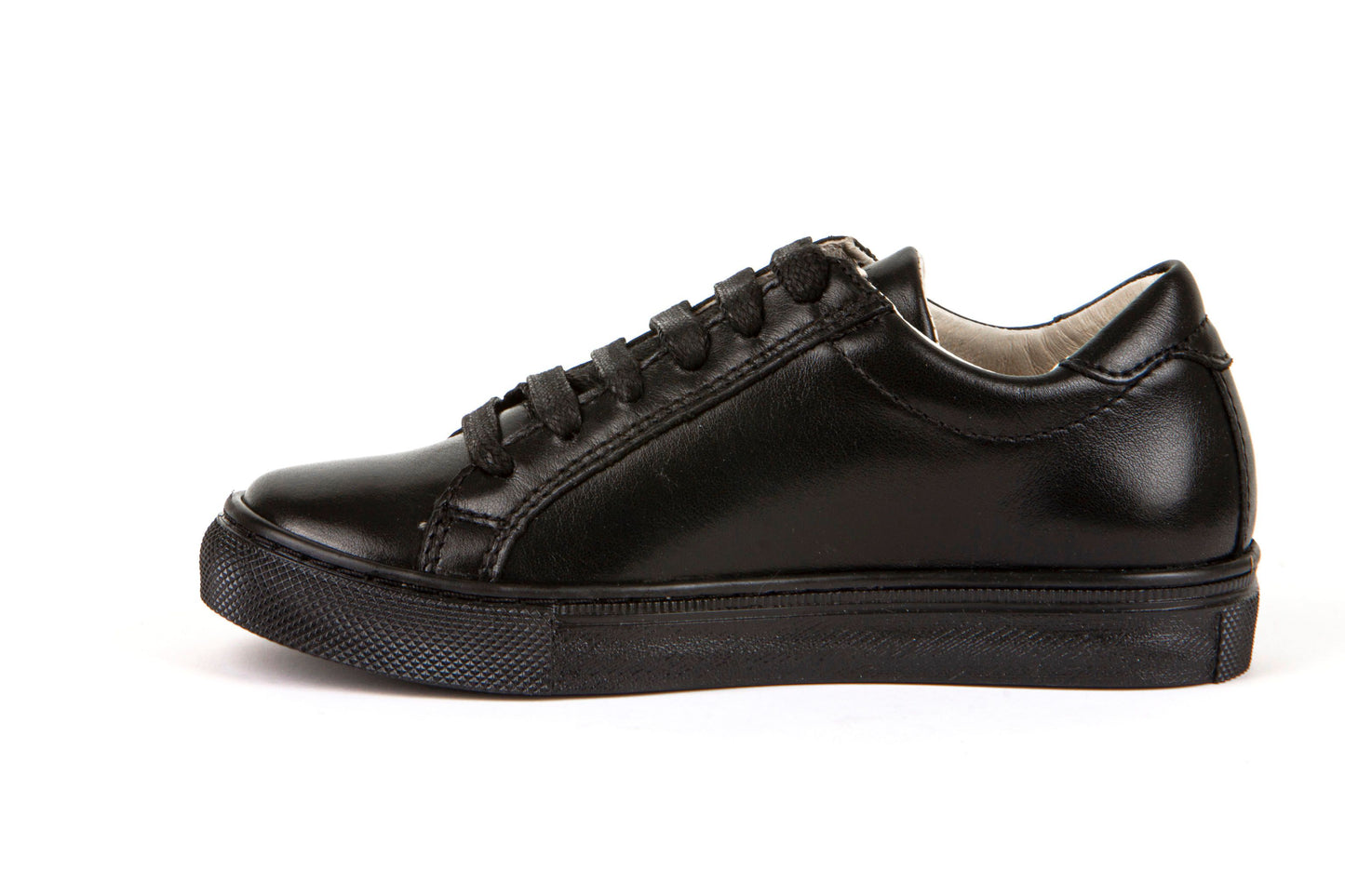 Froddo Black leather Lace up School Shoes