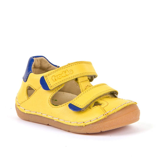 Froddo Leather Closed Toe Sandal In Yellow