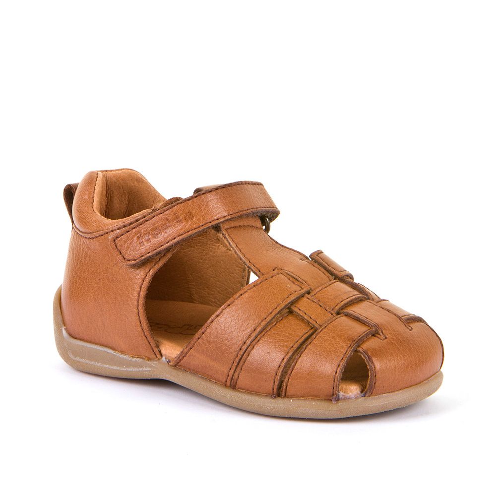 Froddo Leather Closed Toe Sandal In Brown