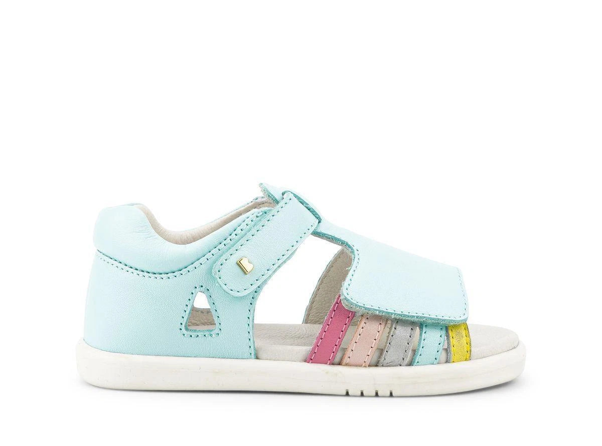 Bobux I Walk Mirror Mist + Dusk Pearl Rainbow Sandals