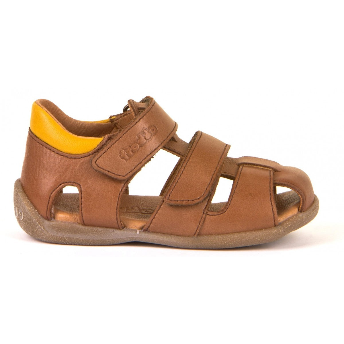 Froddo  Leather Closed Toe Sandal In Brown