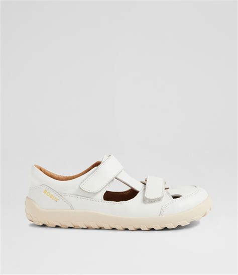 Bobux KP  Troop -BQ White Sandals