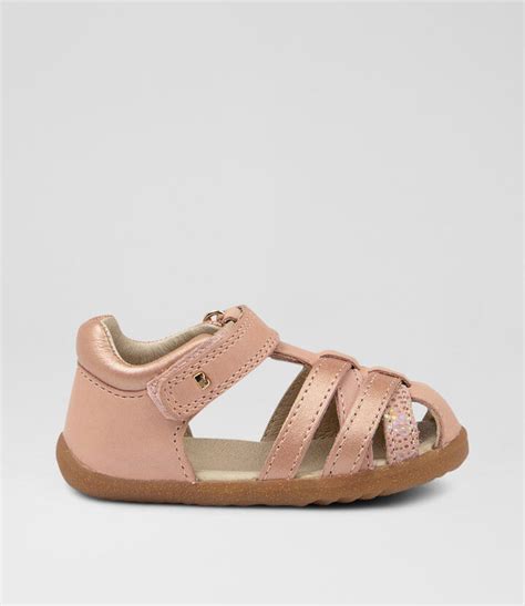 Bobux SU Rose Gold Jump Closed Toe sandal