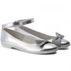 Primigi Silver Leather Ballerina Pumps